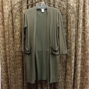 For The Republic Long Cardigan Size Small